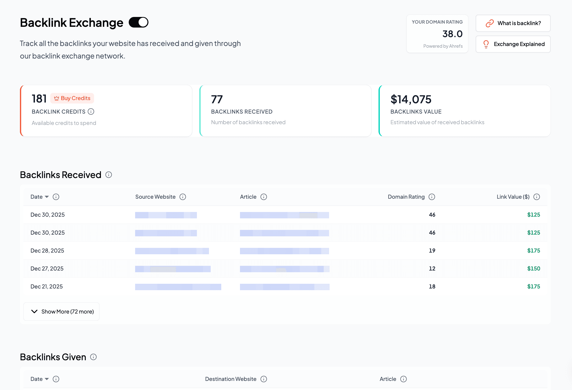 BabyLoveGrowth dashboard overview