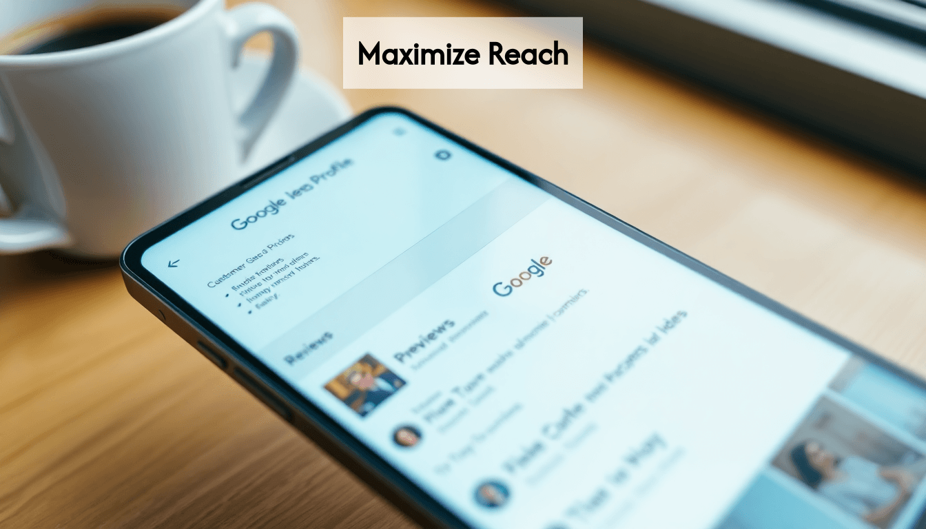 Google Business Profile on phone