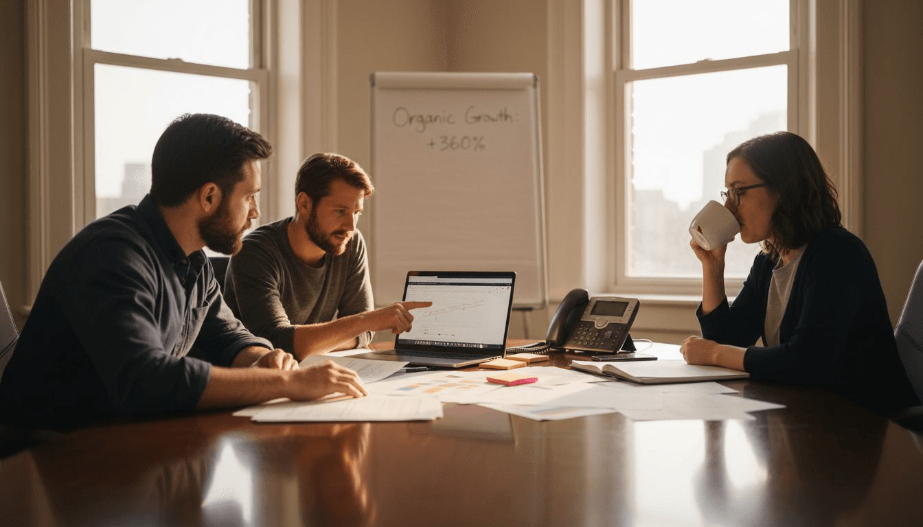 Daily SEO Articles Drive 360% Traffic Growth for Agencies