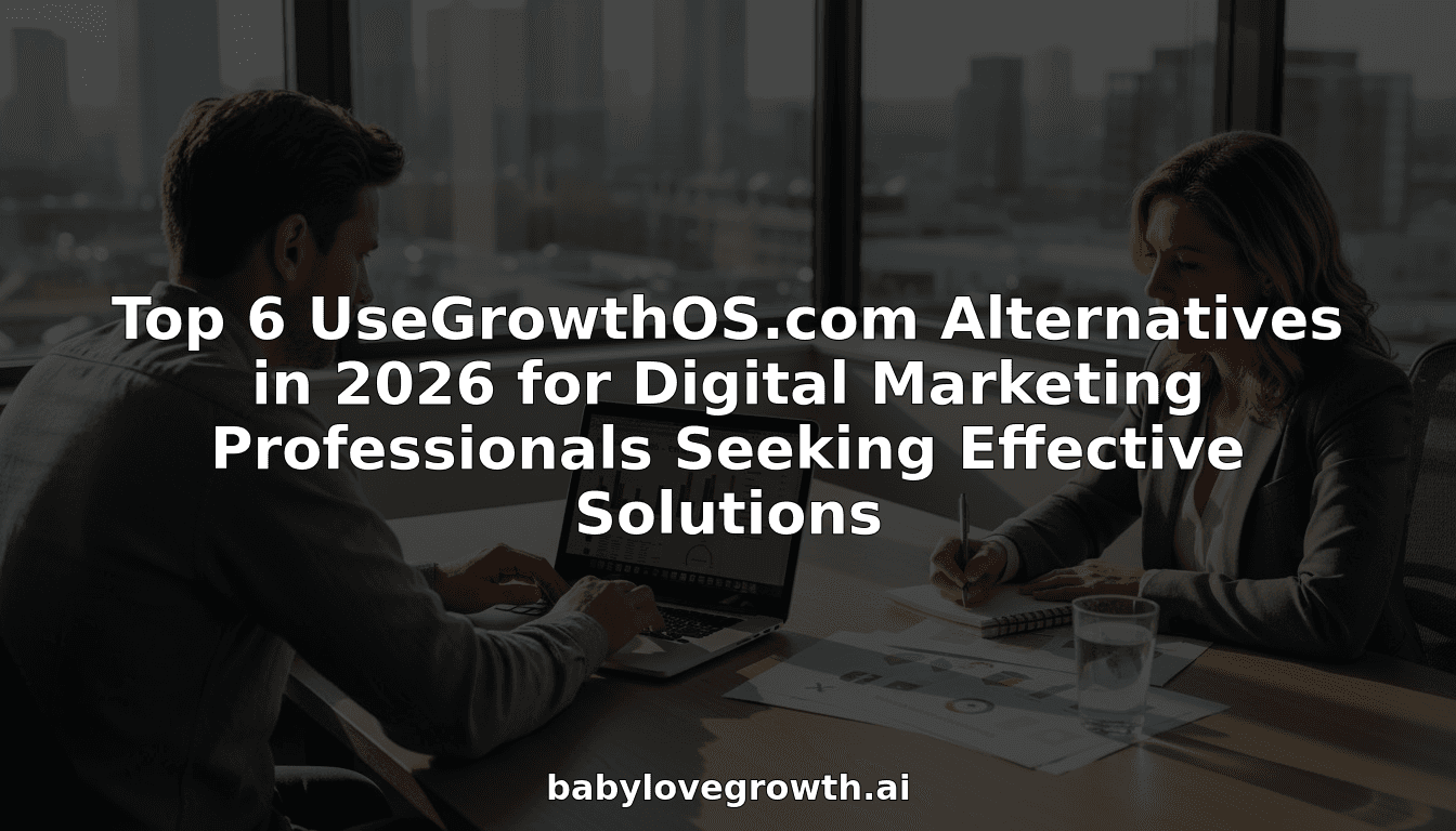 Top 6 UseGrowthOS.com Alternatives in 2026 for Digital Marketing Professionals Seeking Effective Solutions