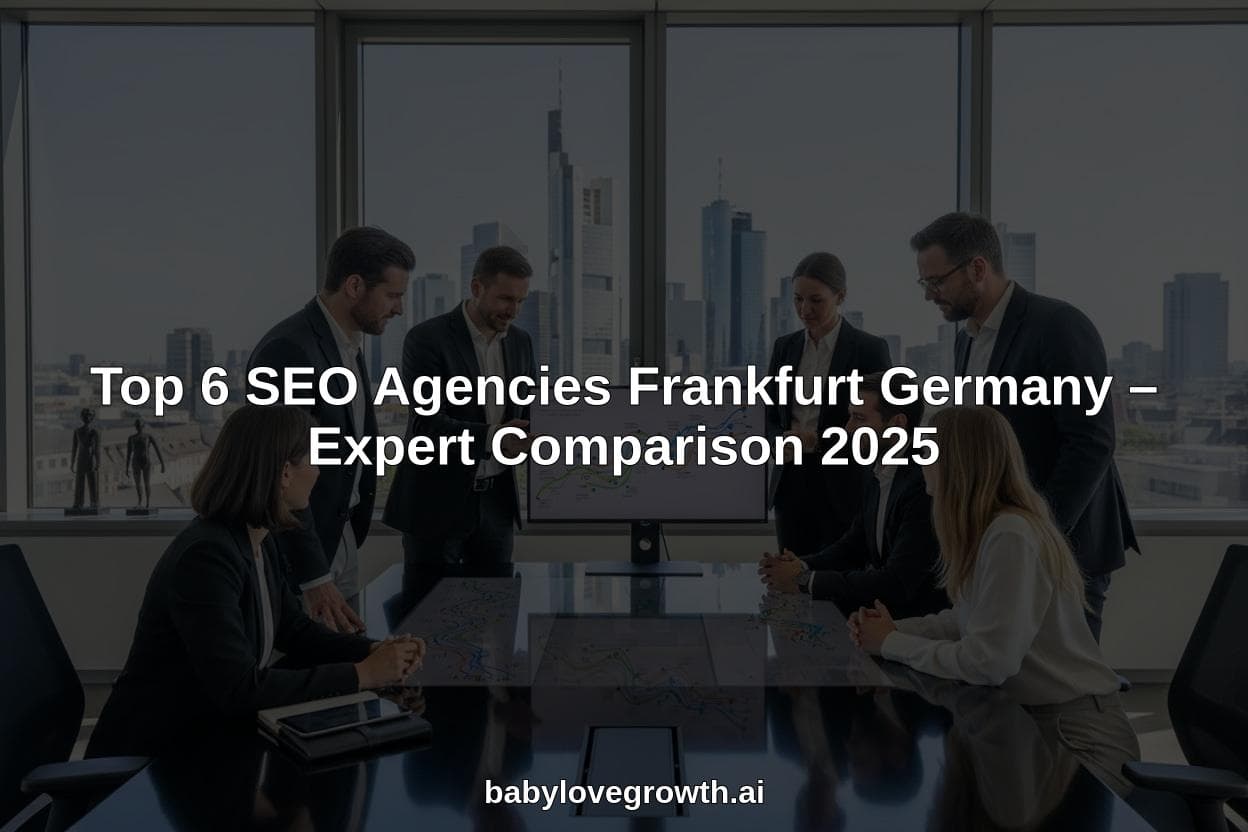 Top 6 SEO Agencies Frankfurt Germany – Expert Comparison 2025