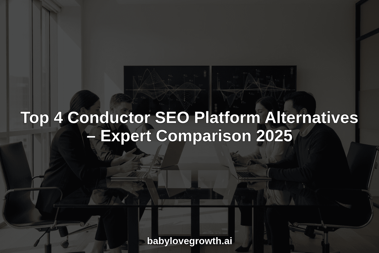 Top 4 Conductor SEO Platform Alternatives – Expert Comparison 2025