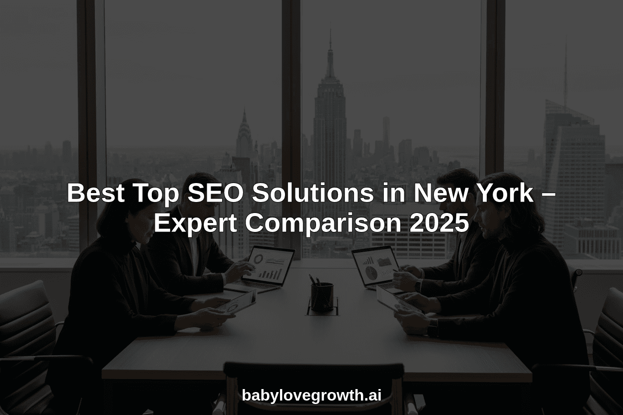 Best Top SEO Solutions in New York – Expert Comparison 2025