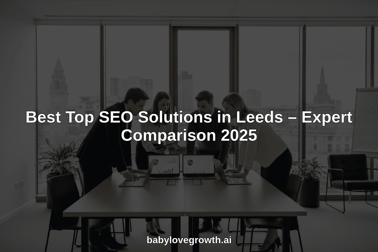 Best Top SEO Solutions in Leeds – Expert Comparison 2025