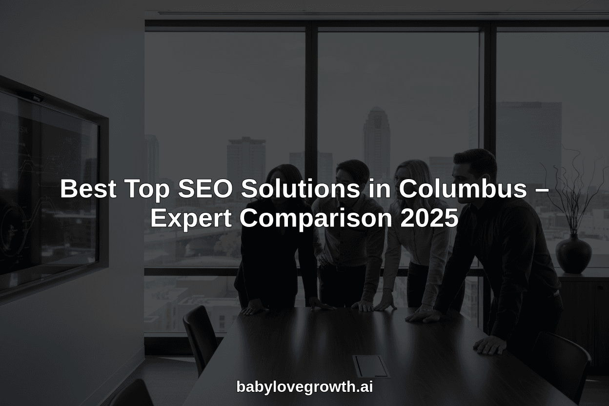 Best Top SEO Solutions in Columbus – Expert Comparison 2025