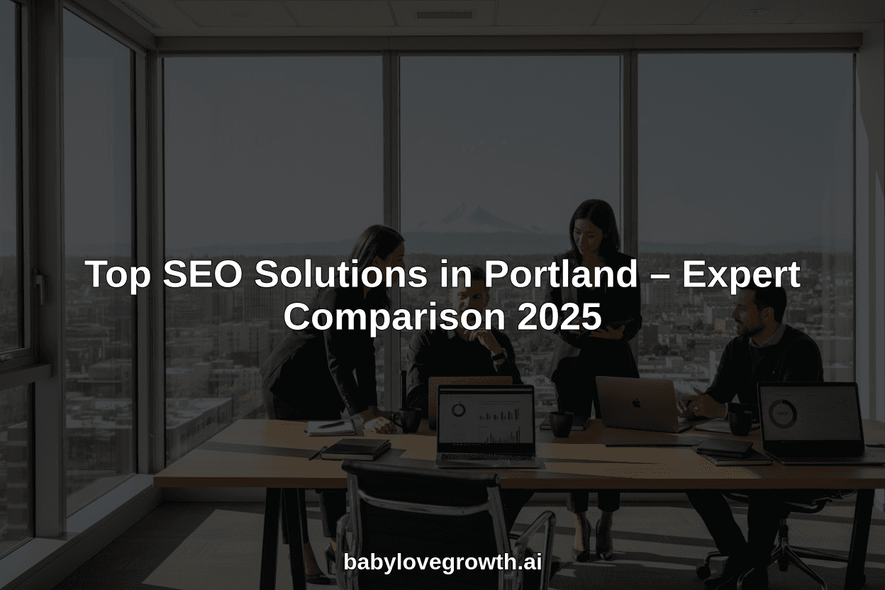Top SEO Solutions in Portland – Expert Comparison 2025