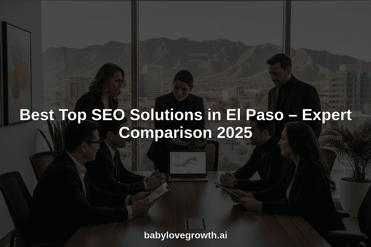 Best Top SEO Solutions in El Paso – Expert Comparison 2025