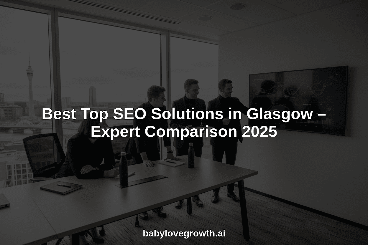 Best Top SEO Solutions in Glasgow – Expert Comparison 2025