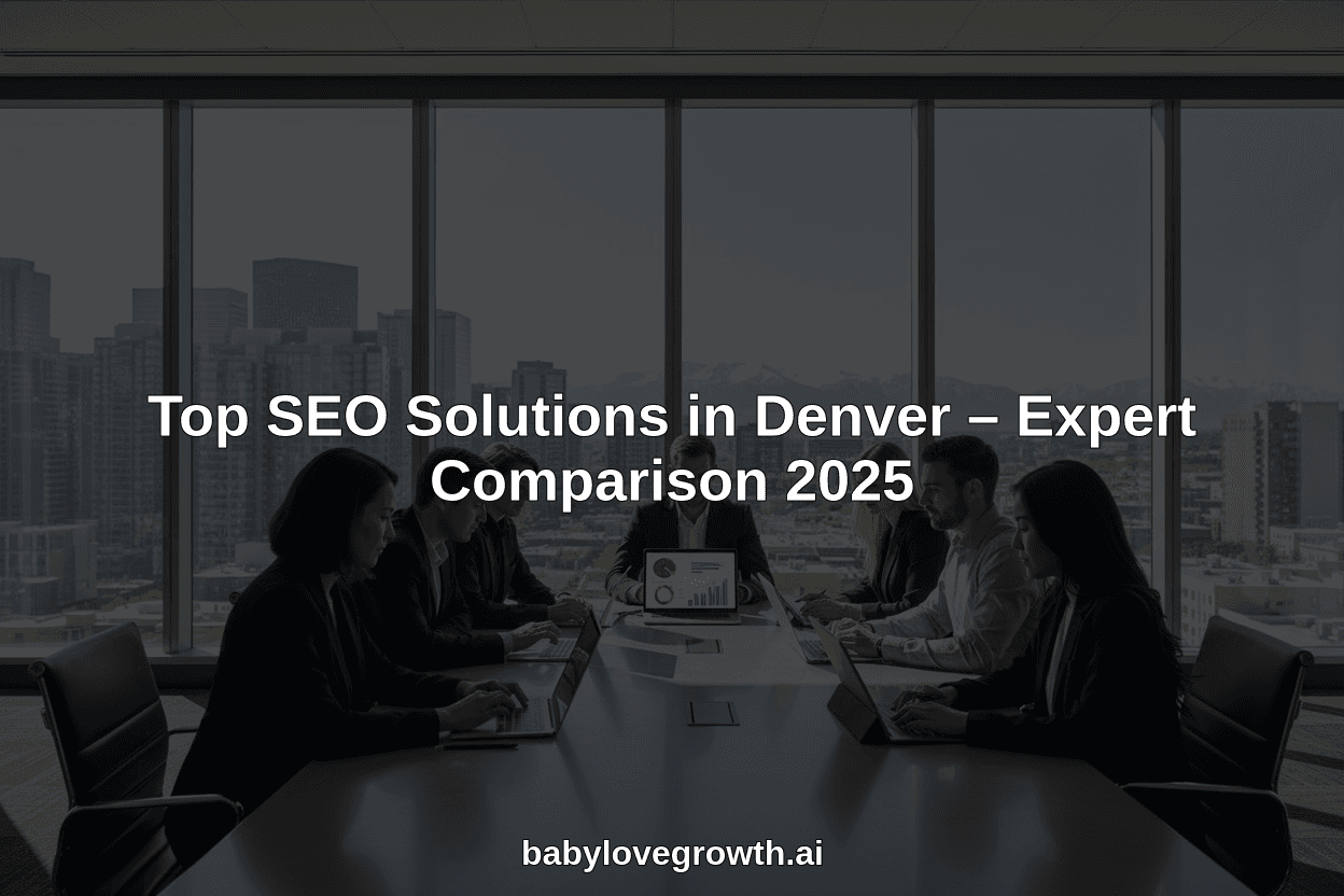 Top SEO Solutions in Denver – Expert Comparison 2025