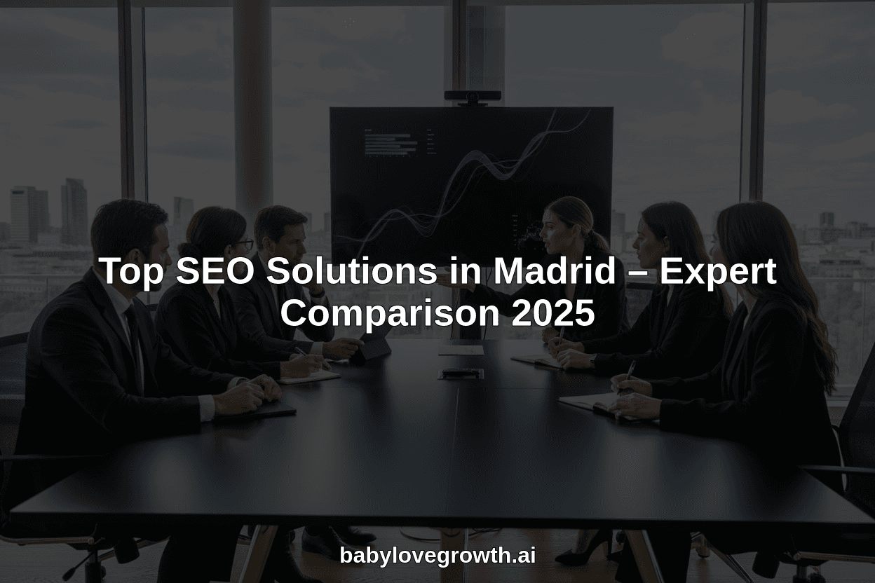 Top SEO Solutions in Madrid – Expert Comparison 2025