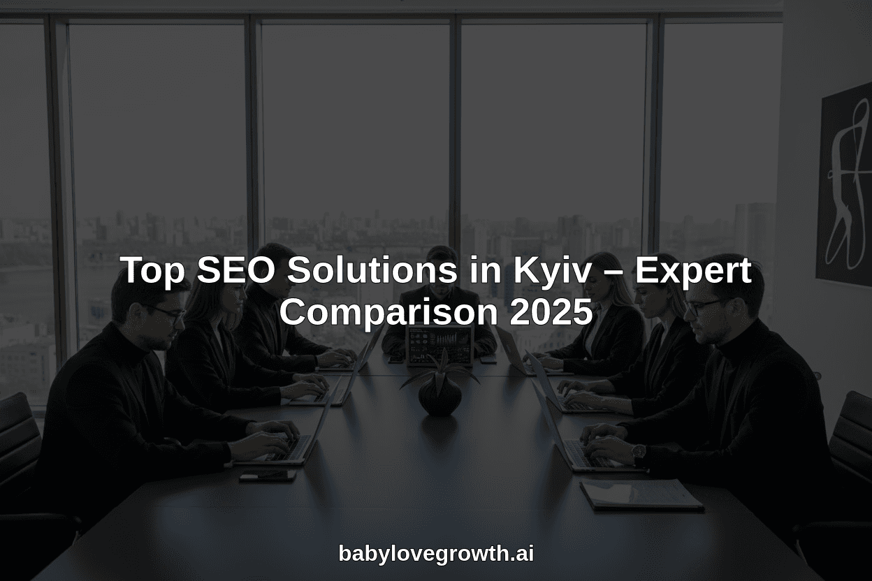 Top SEO Solutions in Kyiv – Expert Comparison 2025