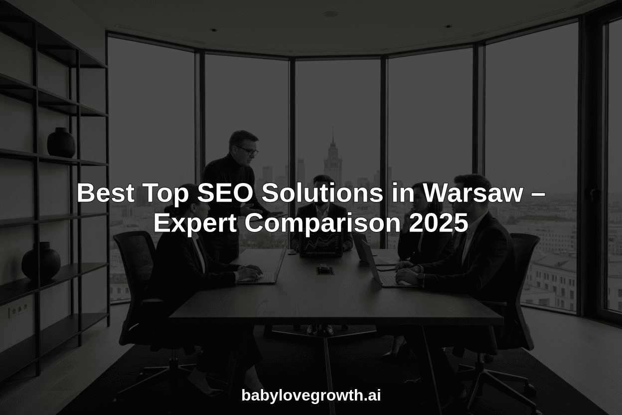 Best Top SEO Solutions in Warsaw – Expert Comparison 2025