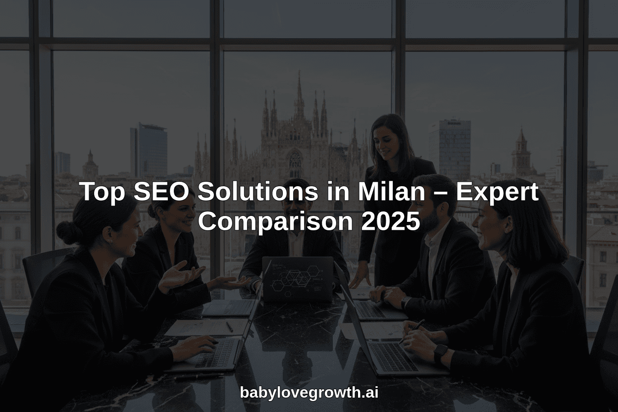 Top SEO Solutions in Milan – Expert Comparison 2025