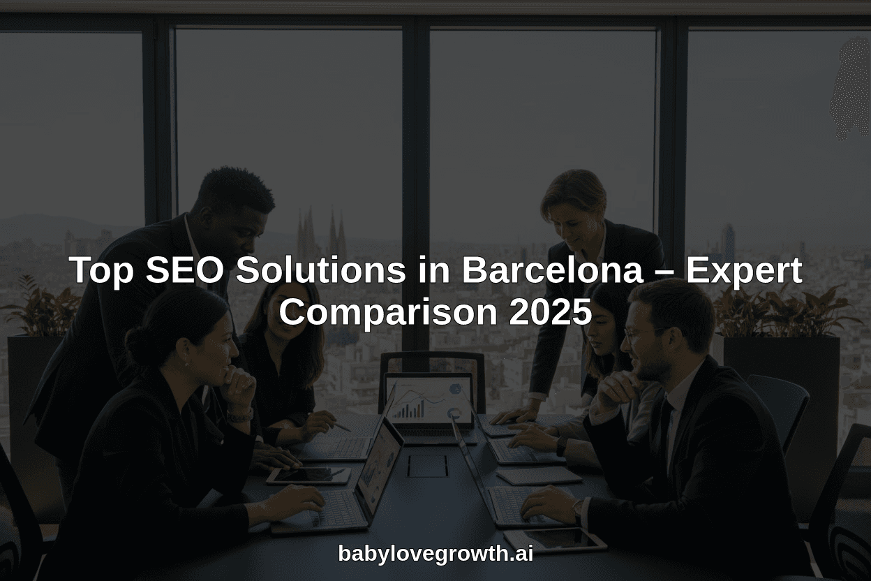 Top SEO Solutions in Barcelona – Expert Comparison 2025