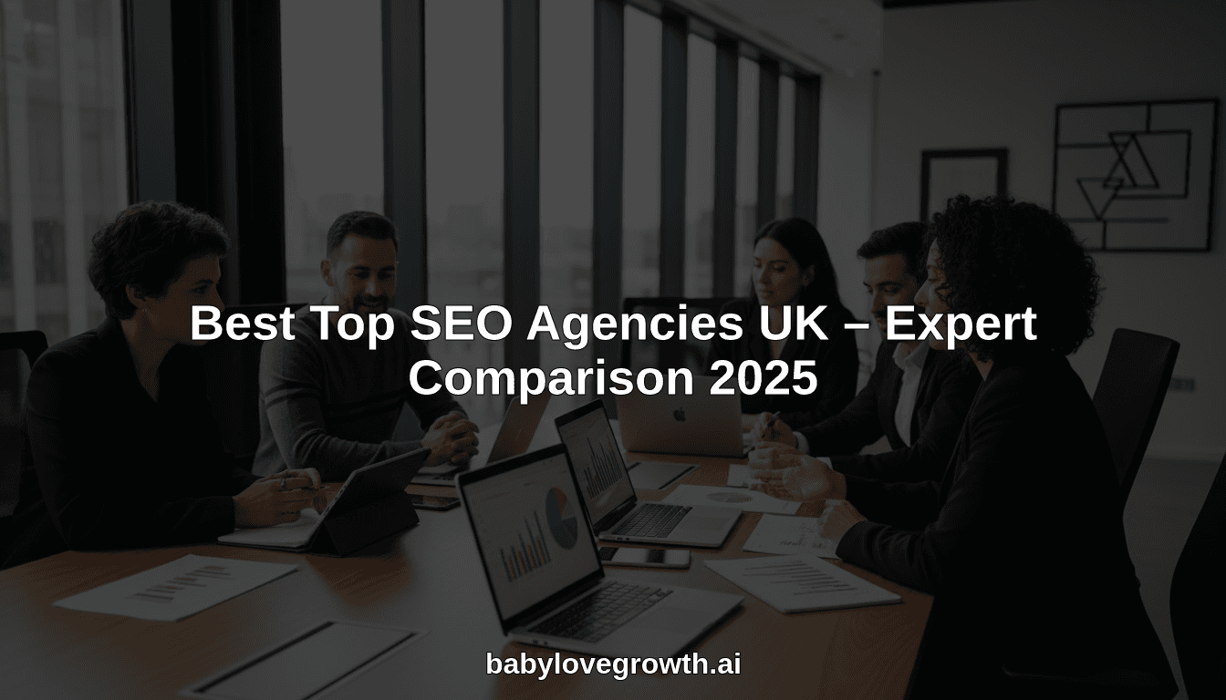 Best SEO Agencies UK – Expert Comparison 2025