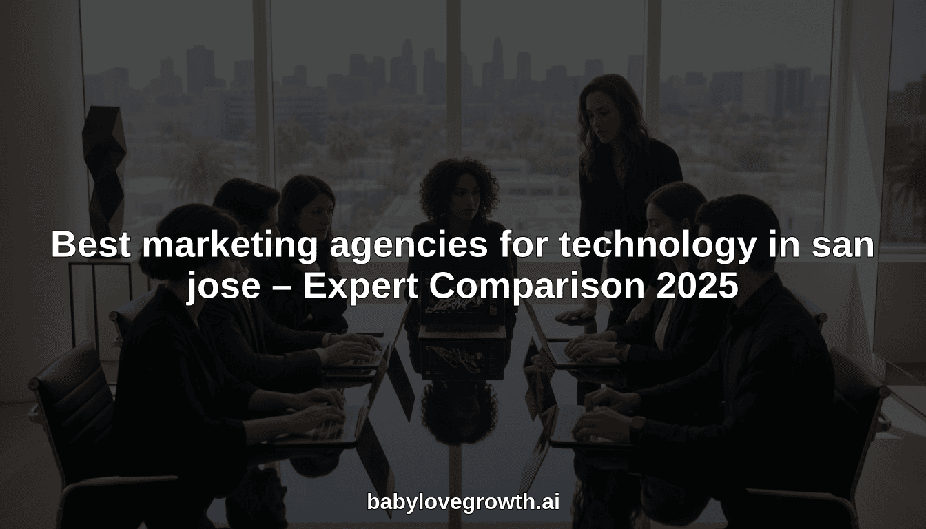 Best marketing agencies for technology in San Jose – Expert Comparison 2025