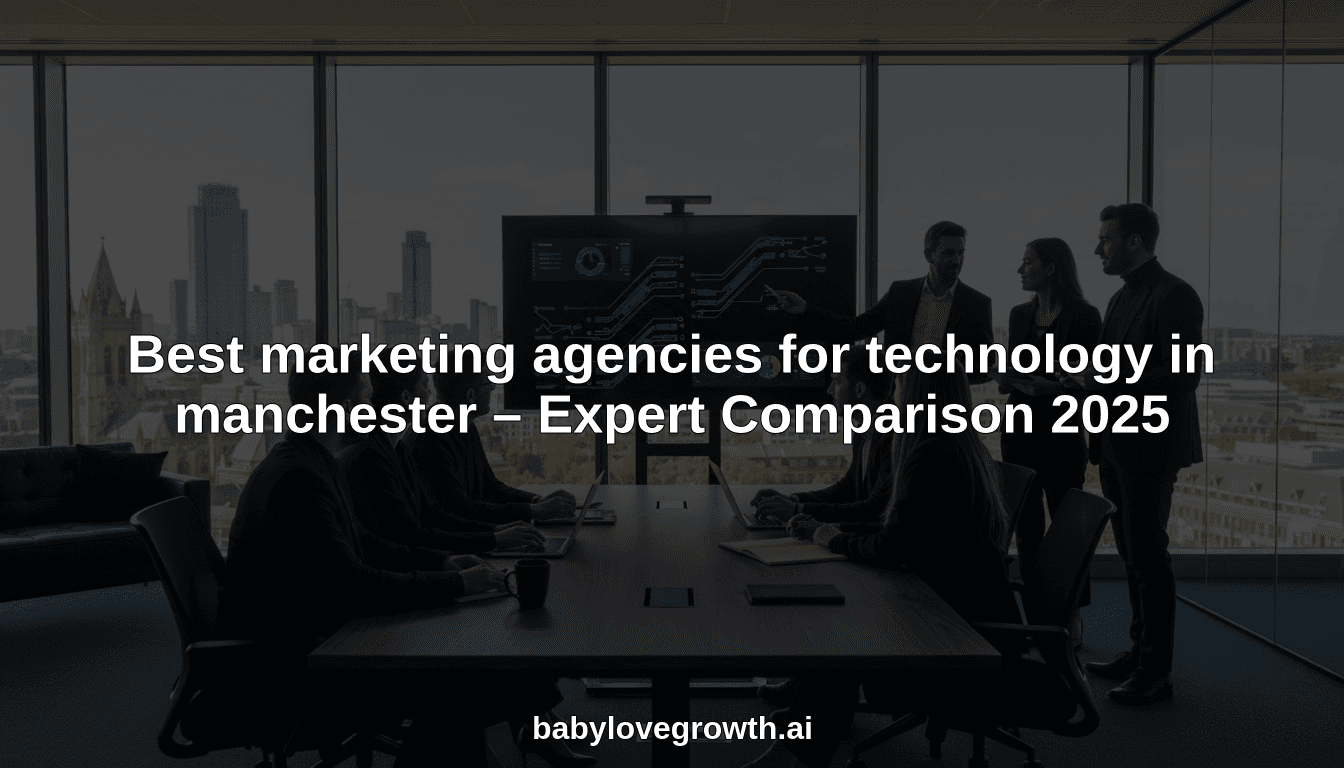 Best marketing agencies for technology in Manchester – Expert Comparison 2025