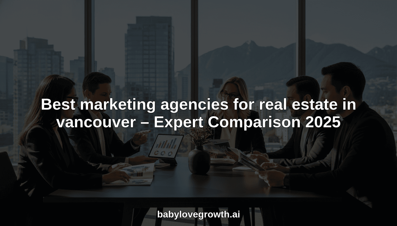 Best marketing agencies for real estate in Vancouver – Expert Comparison 2025