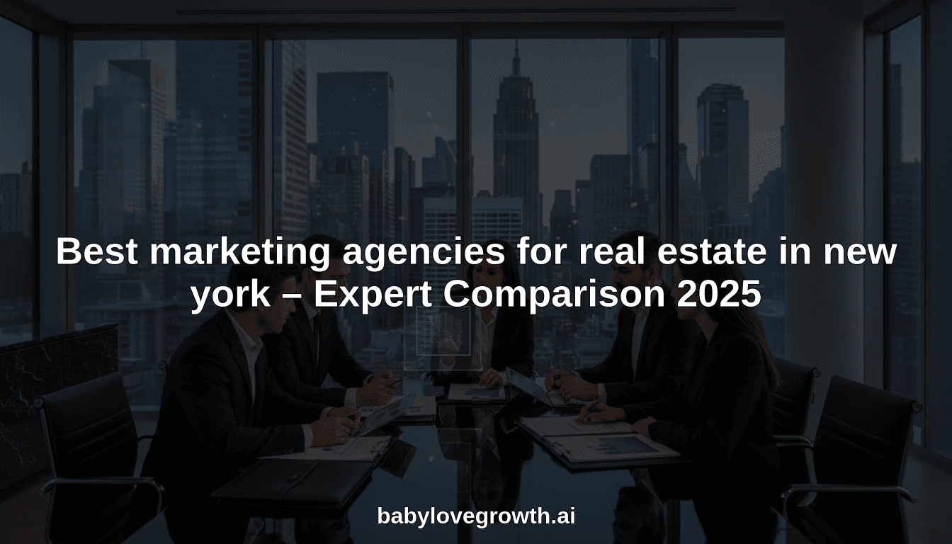 Best marketing agencies for real estate in New York – Expert Comparison 2025