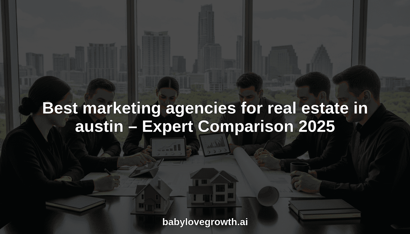 Best marketing agencies for real estate in Austin – Expert Comparison 2025