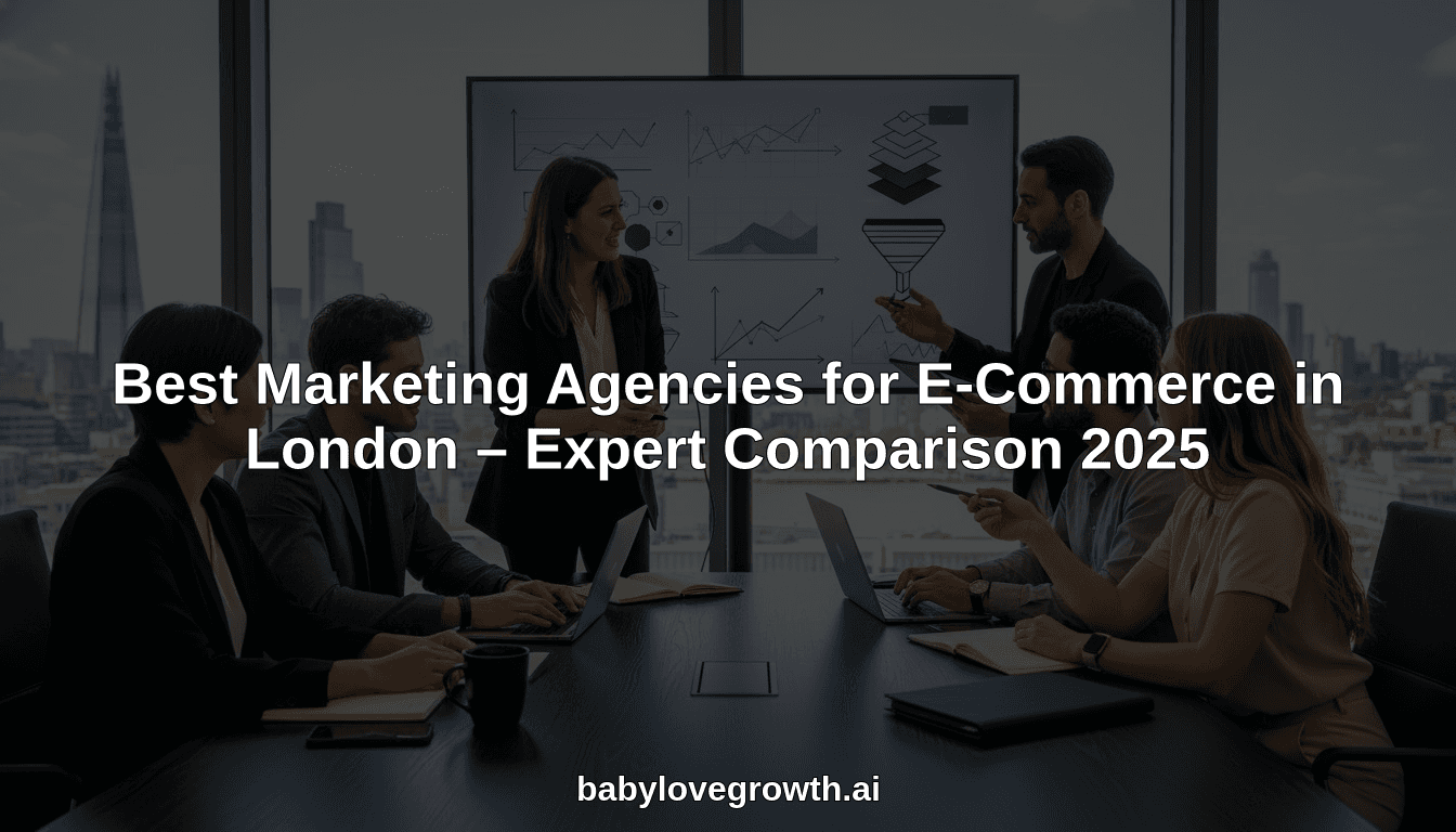 Best Marketing Agencies for E-Commerce in London – Expert Comparison 2025