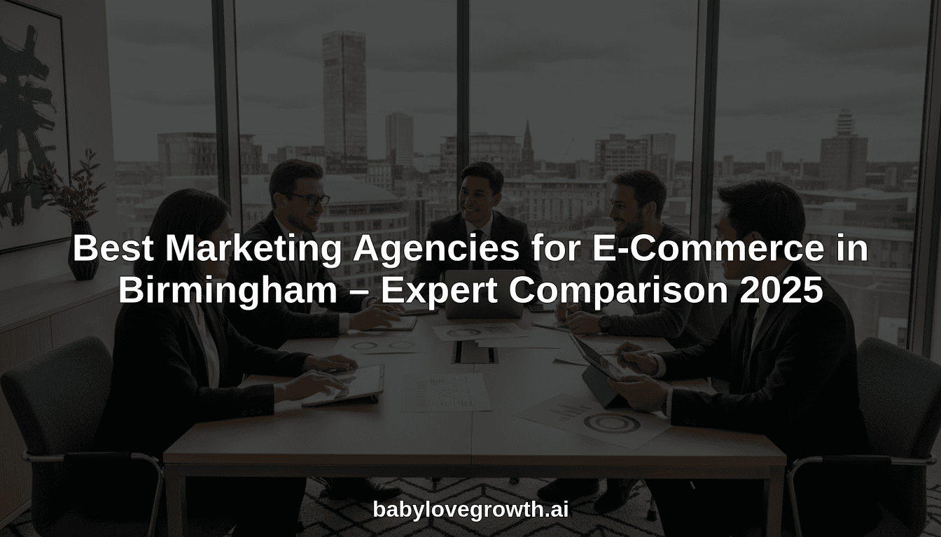 Best Marketing Agencies for E-Commerce in Birmingham – Expert Comparison 2025
