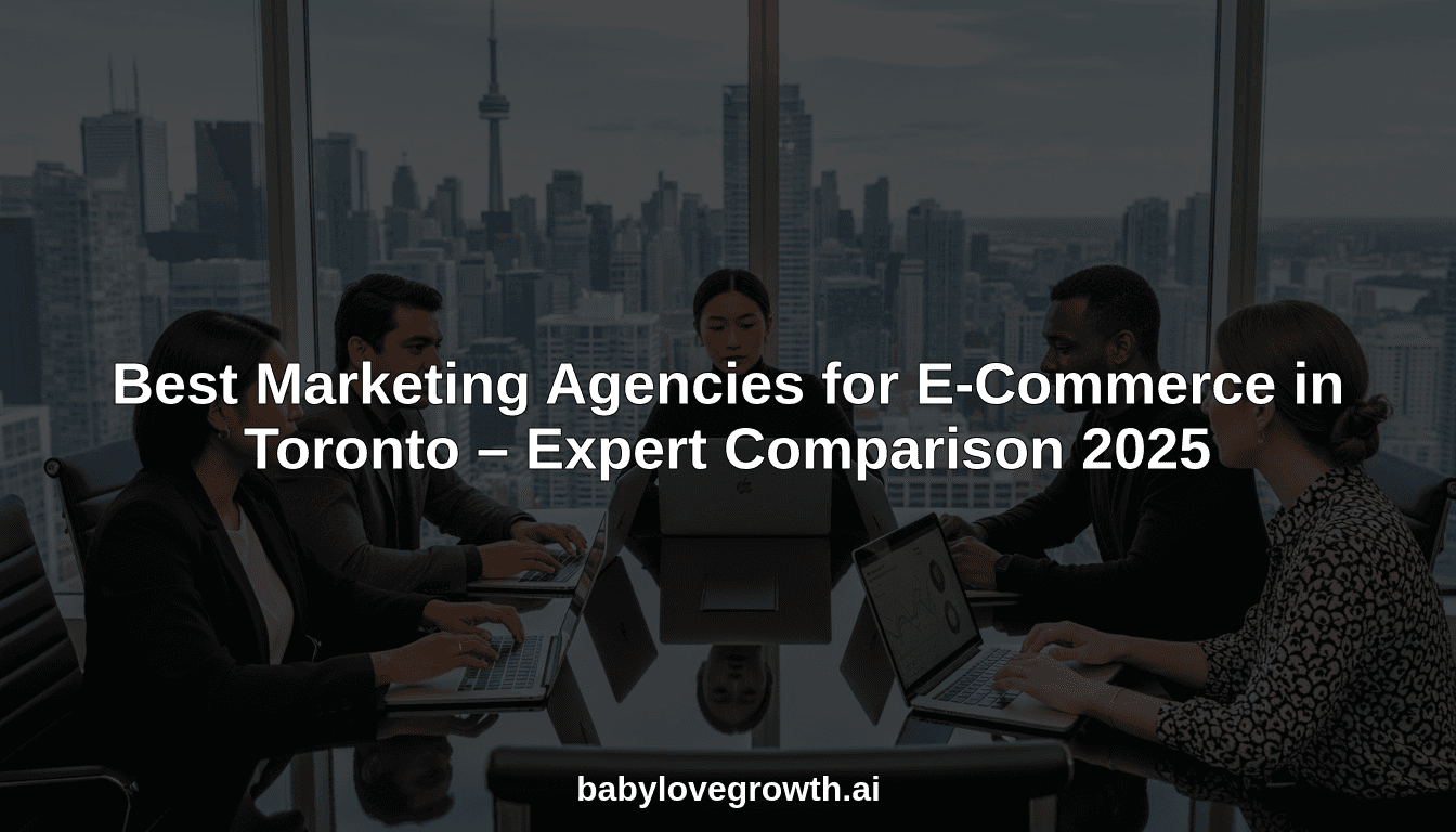 Best Marketing Agencies for E-Commerce in Toronto – Expert Comparison 2025