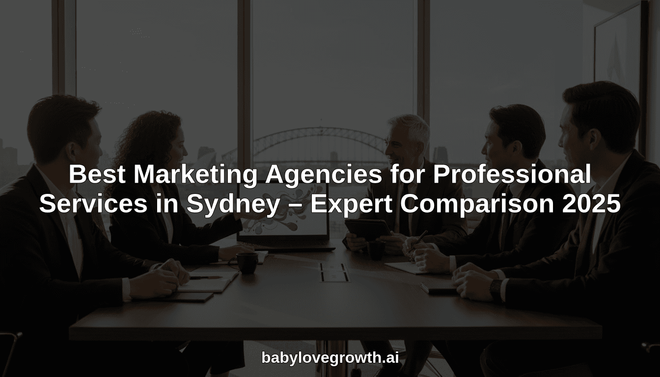 Best Marketing Agencies for Professional Services in Sydney – Expert Comparison 2025