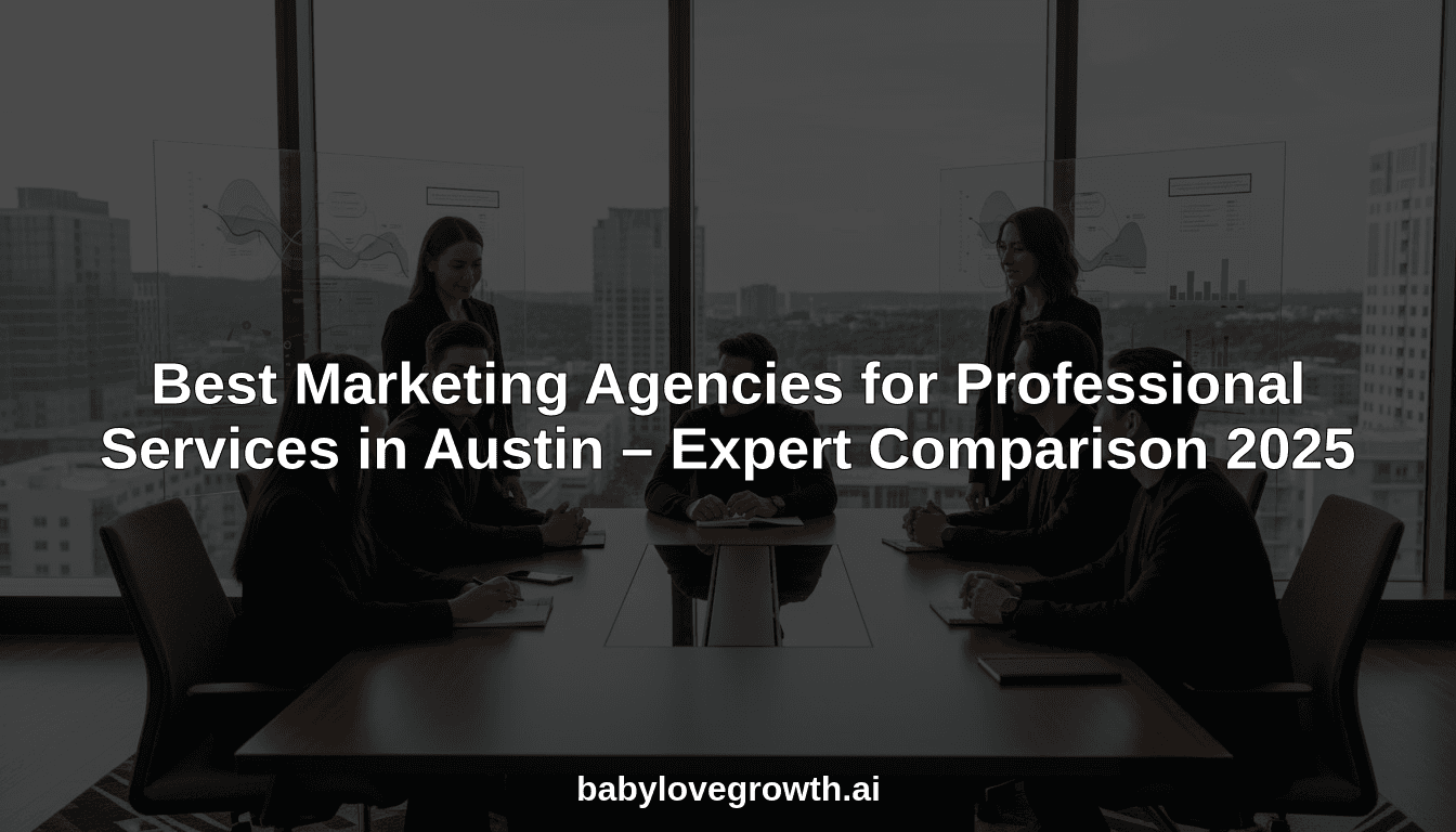 Best Marketing Agencies for Professional Services in Austin – Expert Comparison 2025