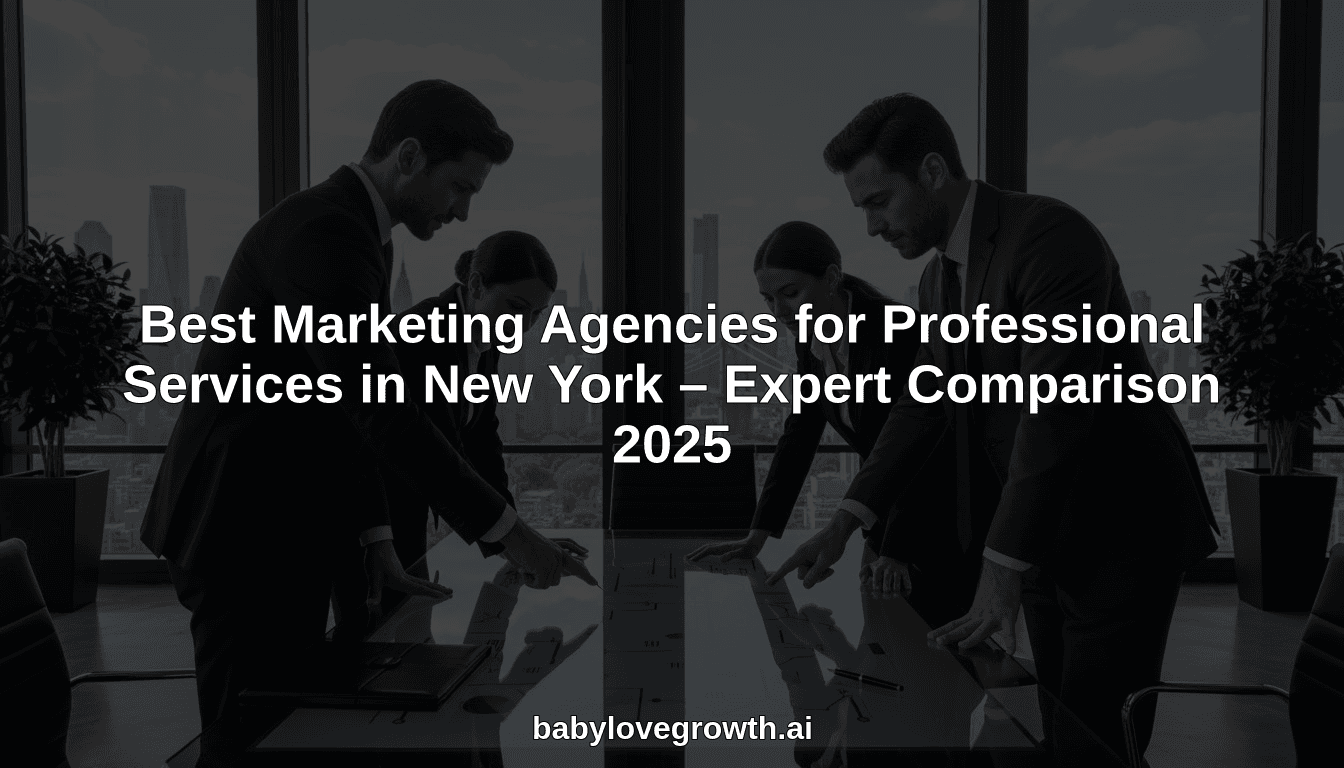 Best Marketing Agencies for Professional Services in New York – Expert Comparison 2025