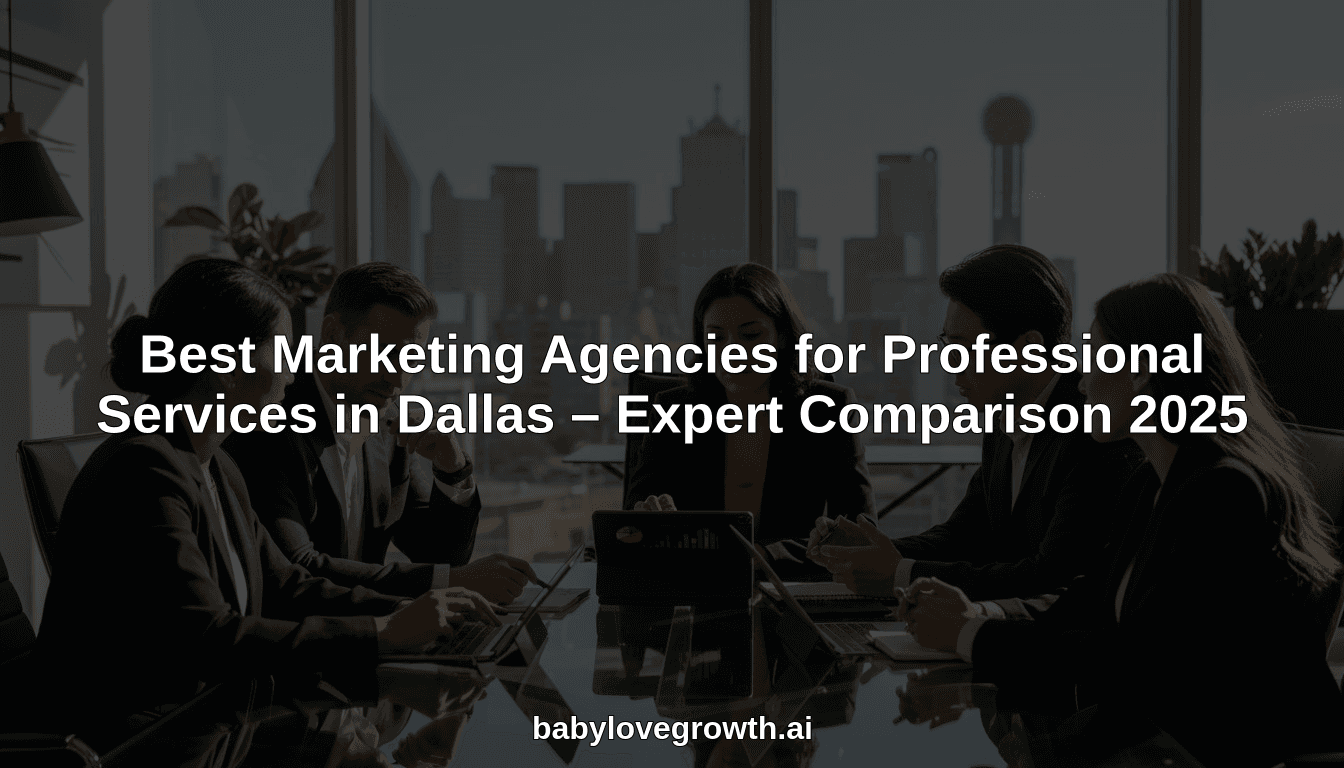 Best Marketing Agencies for Professional Services in Dallas – Expert Comparison 2025