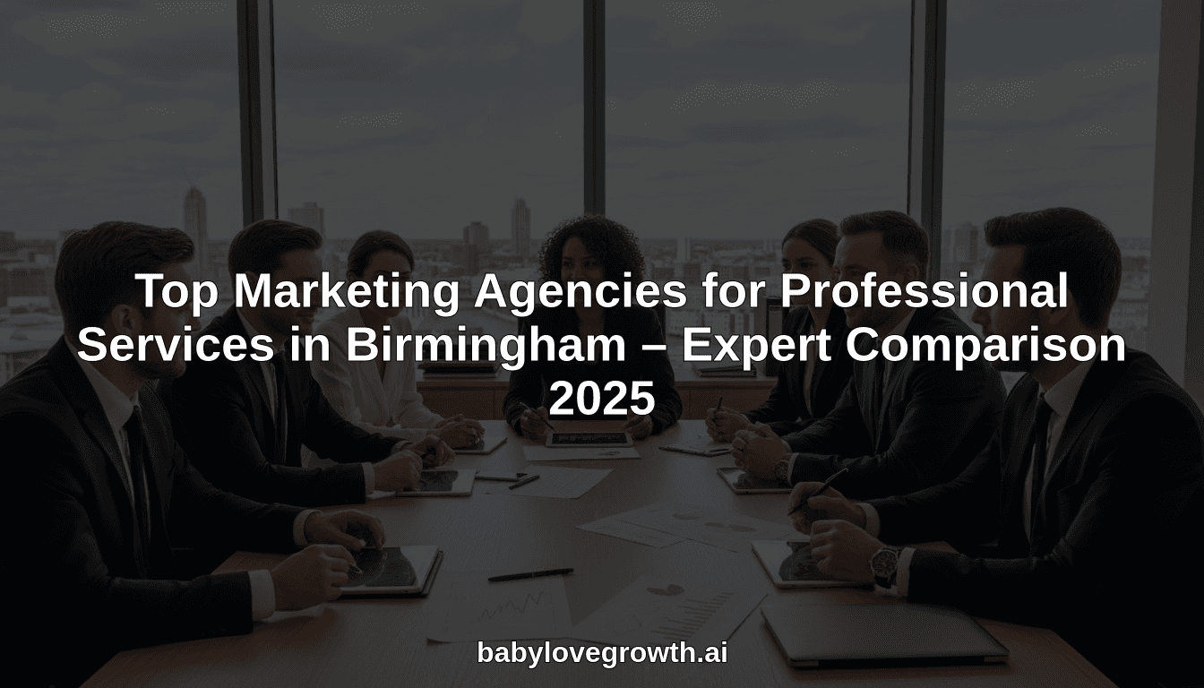 Top Marketing Agencies for Professional Services in Birmingham – Expert Comparison 2025