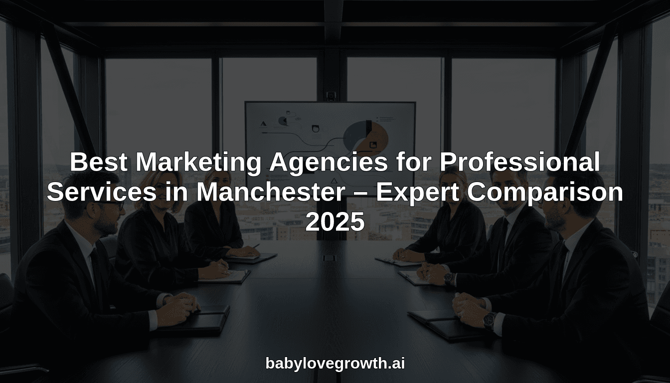 Best Marketing Agencies for Professional Services in Manchester – Expert Comparison 2025