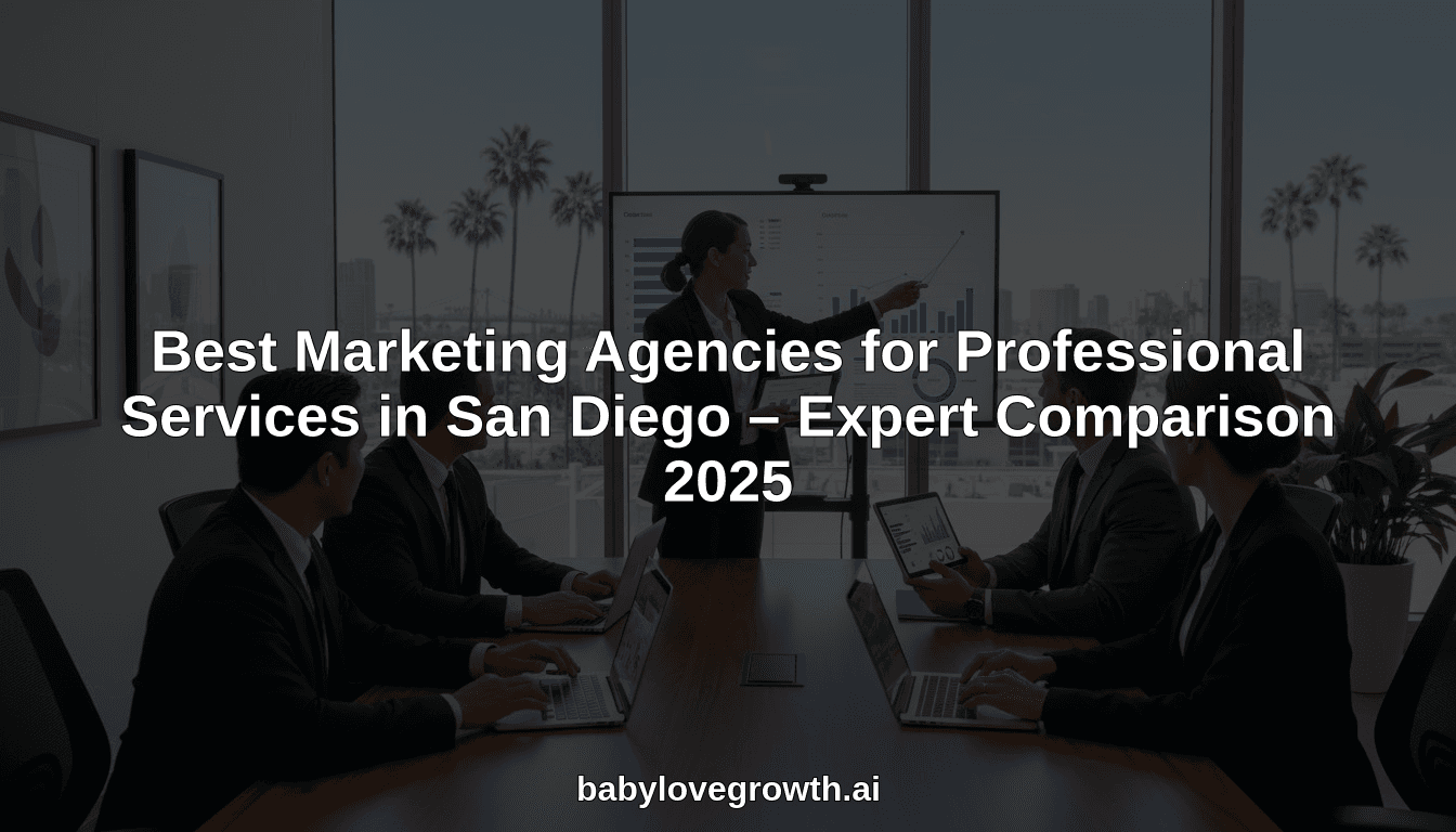 Best Marketing Agencies for Professional Services in San Diego – Expert Comparison 2025
