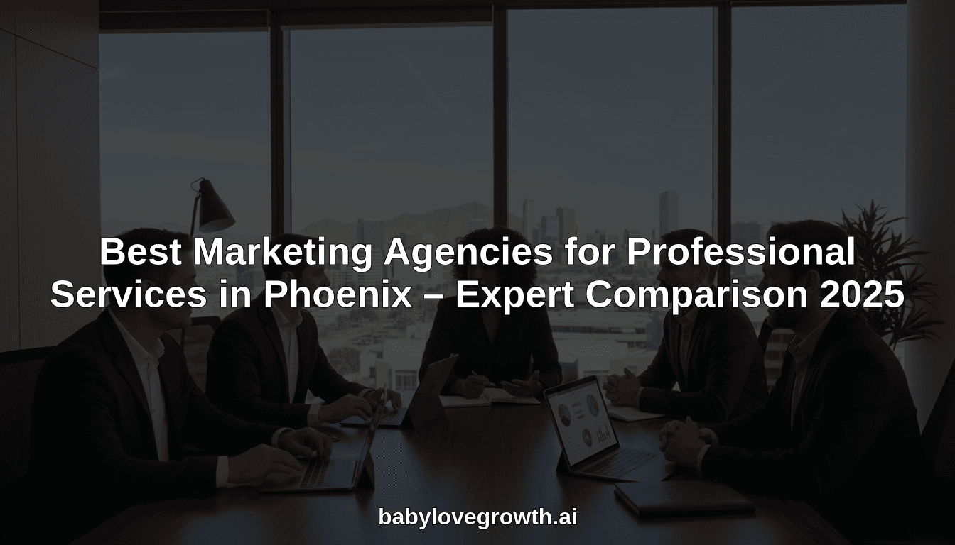 Best Marketing Agencies for Professional Services in Phoenix – Expert Comparison 2025
