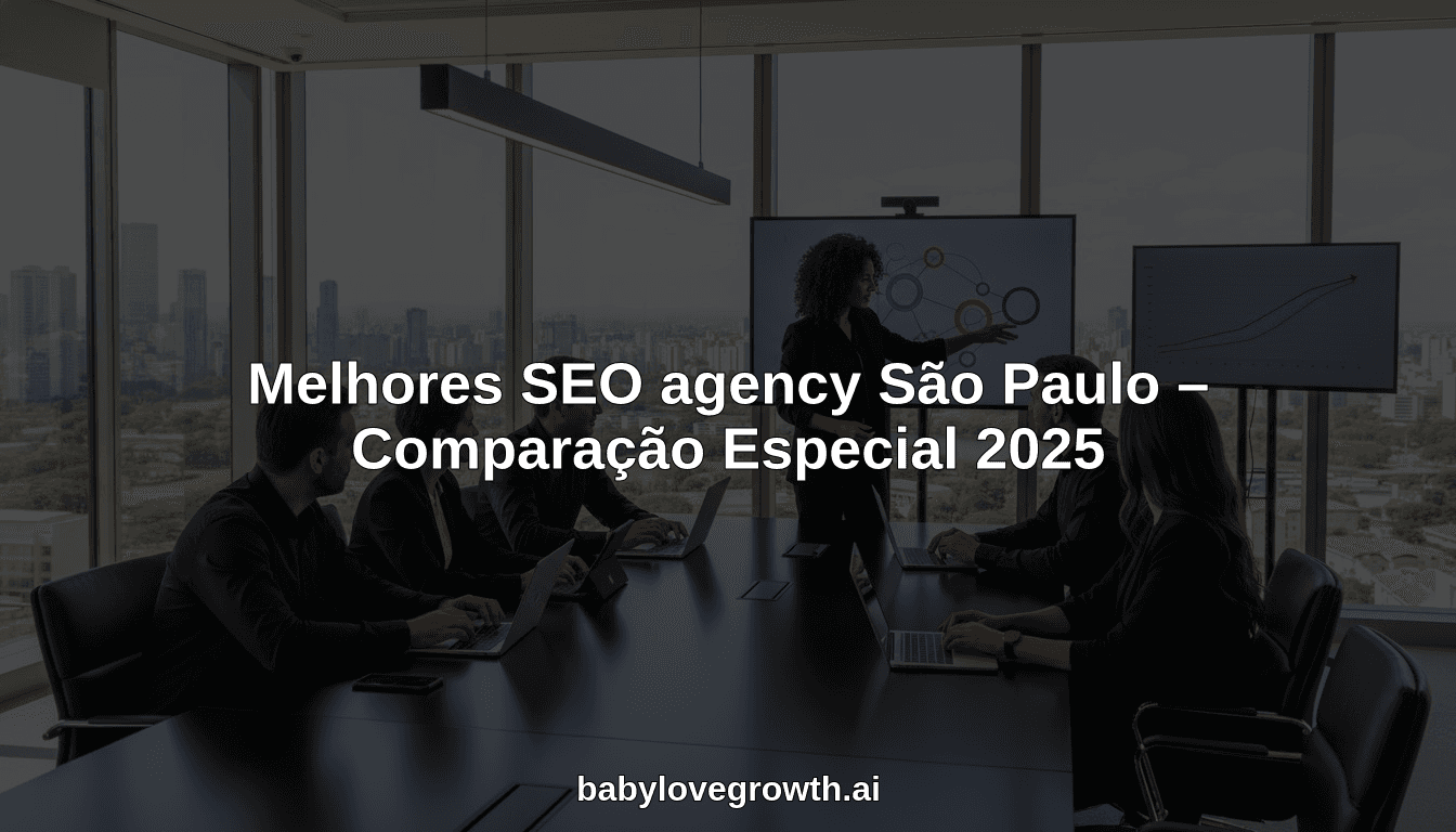 Melhores SEO agency São Paulo – Comparação Especial 2025