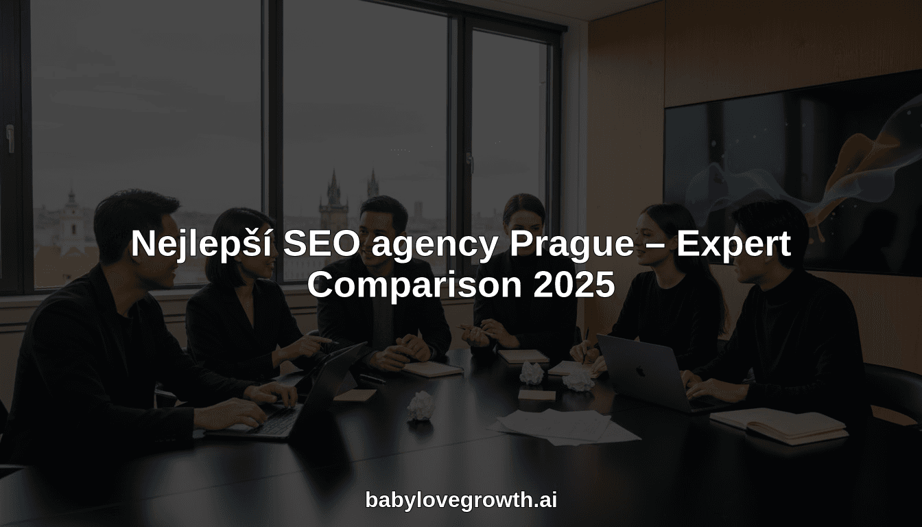 Nejlepší SEO agency Prague – Expert Comparison 2025