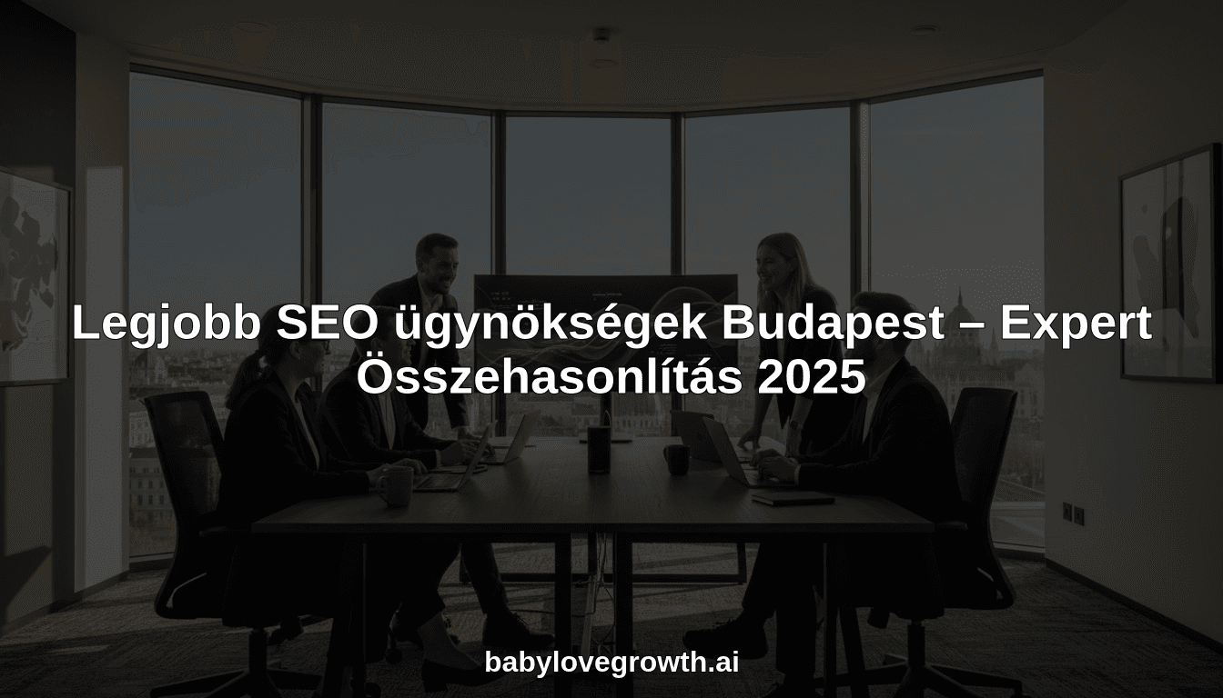 Legjobb SEO ügynökségek Budapest – Expert Összehasonlítás 2025