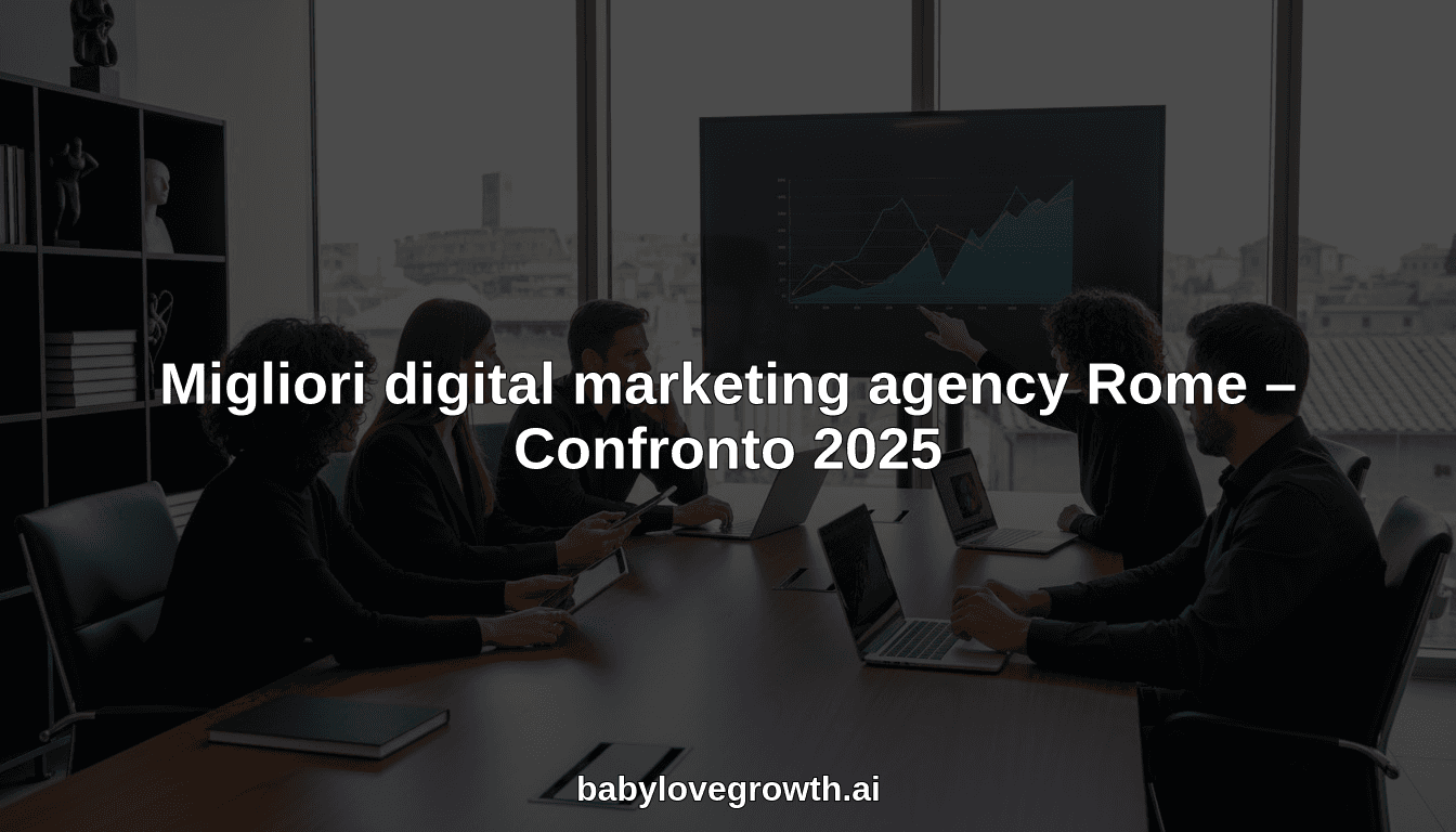 Migliori digital marketing agency Rome – Confronto 2025