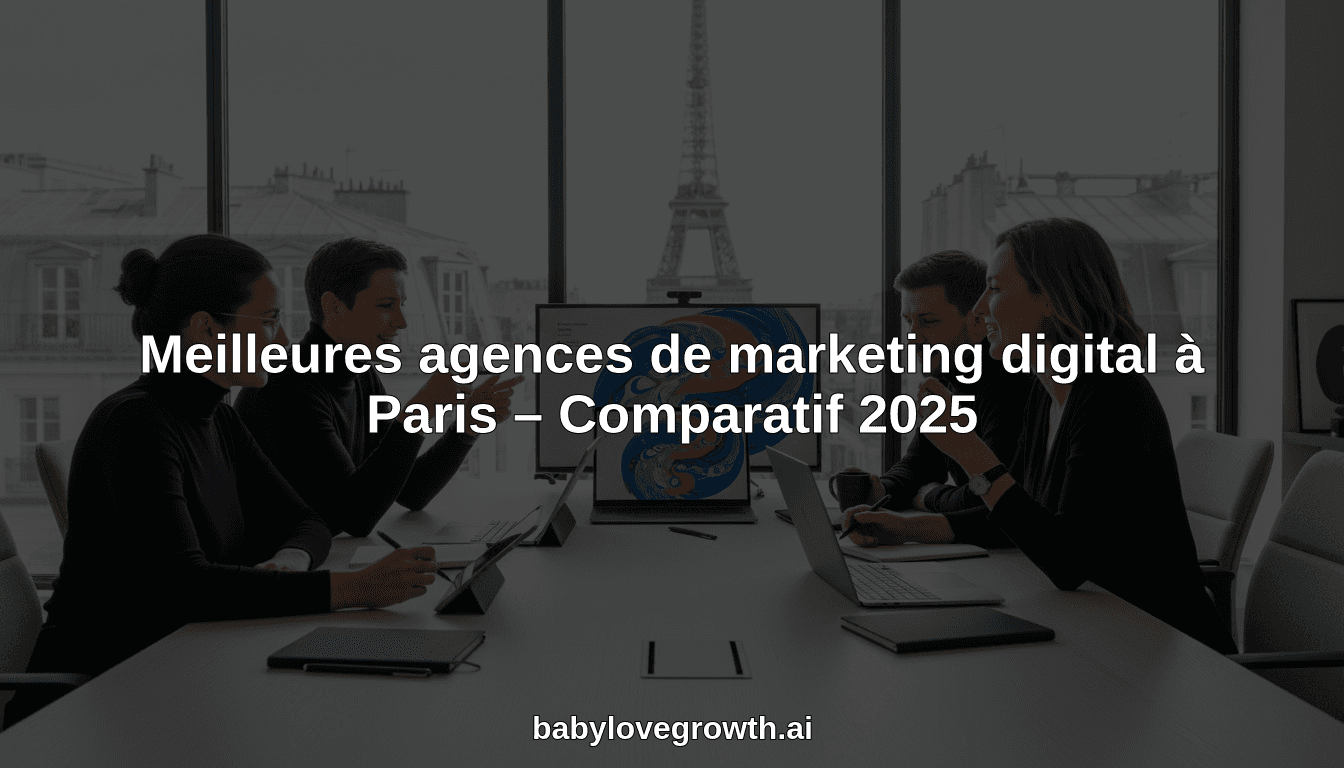 Meilleures agences de marketing digital à Paris – Comparatif 2025