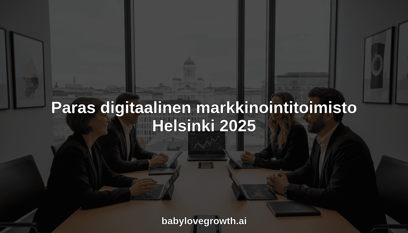 Paras digitaalinen markkinointitoimisto Helsinki 2025