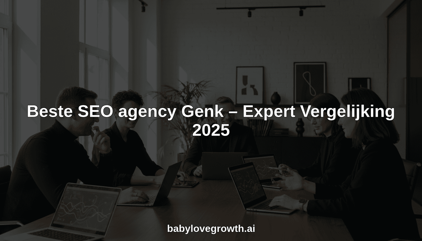 Beste SEO agency Genk – Expert Vergelijking 2025