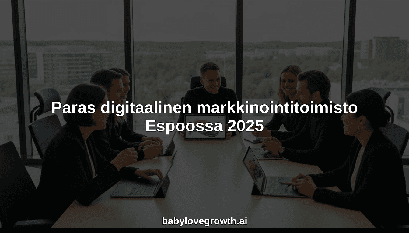 Paras digitaalinen markkinointitoimisto Espoossa 2025