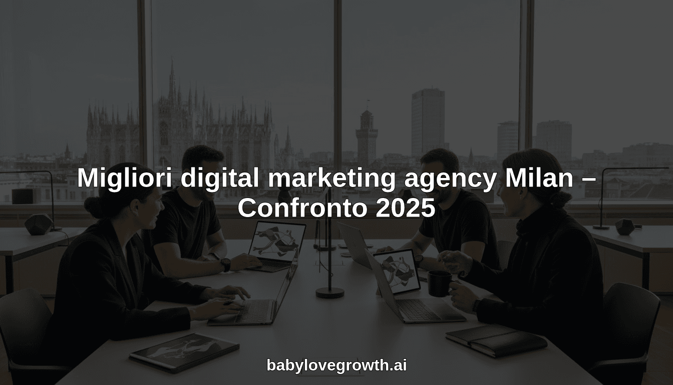 Migliori digital marketing agency Milan – Confronto 2025