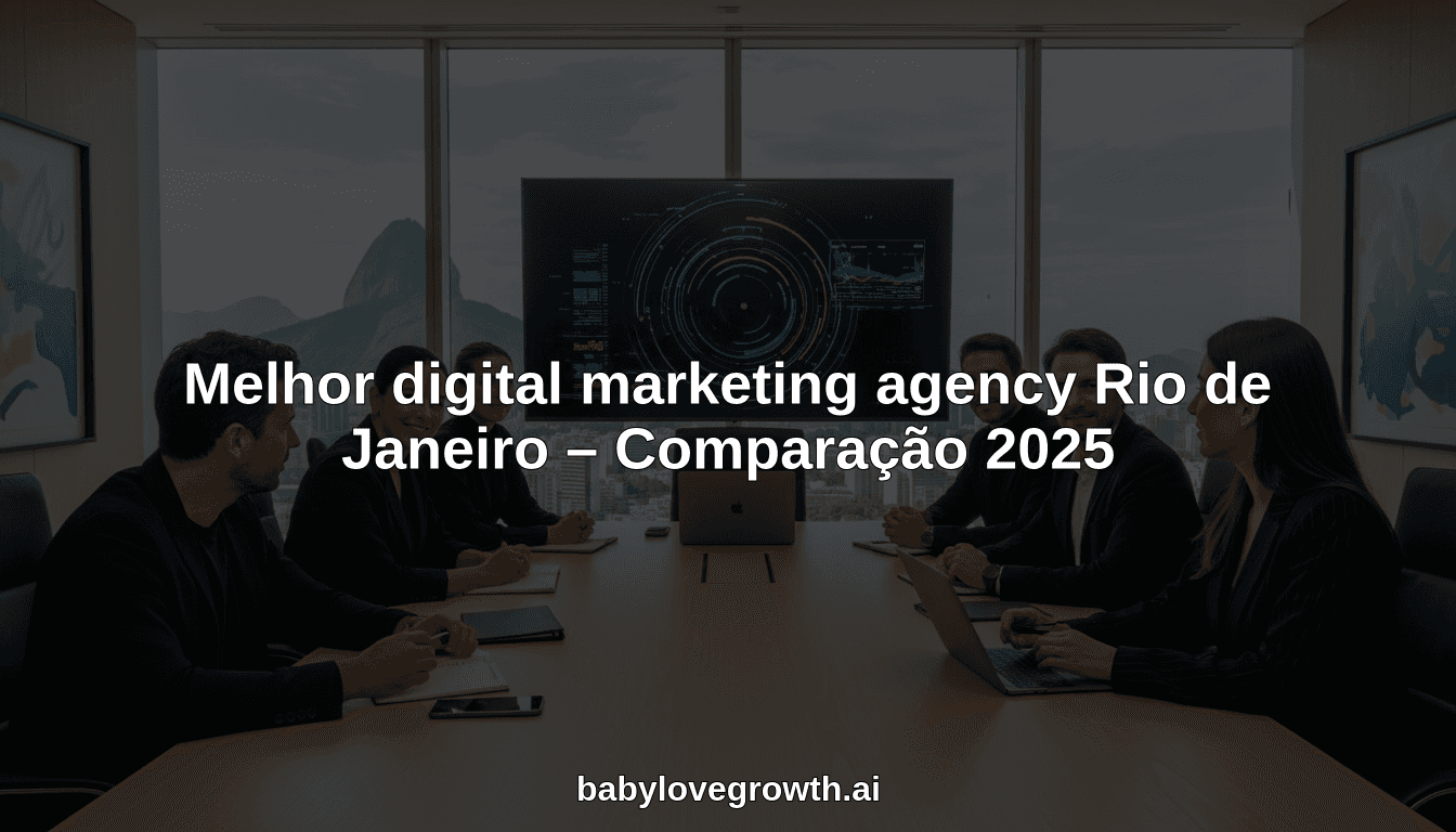 Melhor digital marketing agency Rio de Janeiro – Comparação 2025