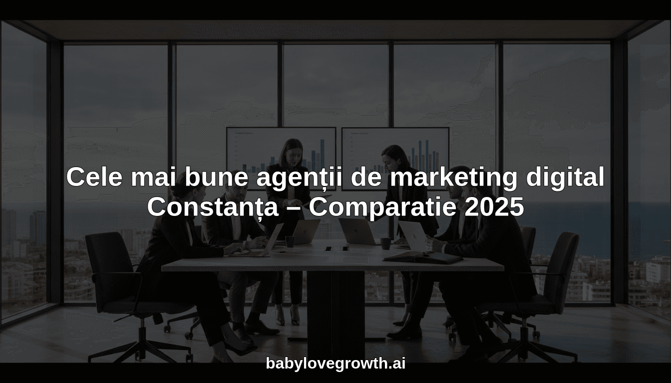 Cele mai bune agenții de marketing digital Constanța – Comparatie 2025