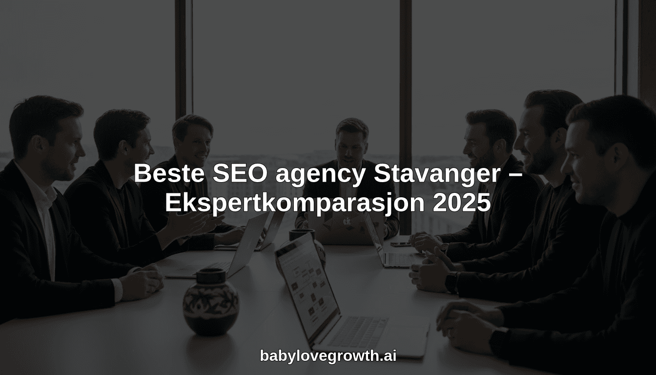 Beste SEO agency Stavanger – Ekspertkomparasjon 2025