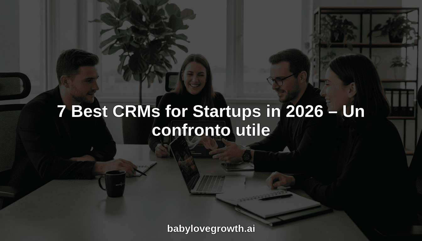 7 Best CRMs for Startups in 2026 – Un confronto utile