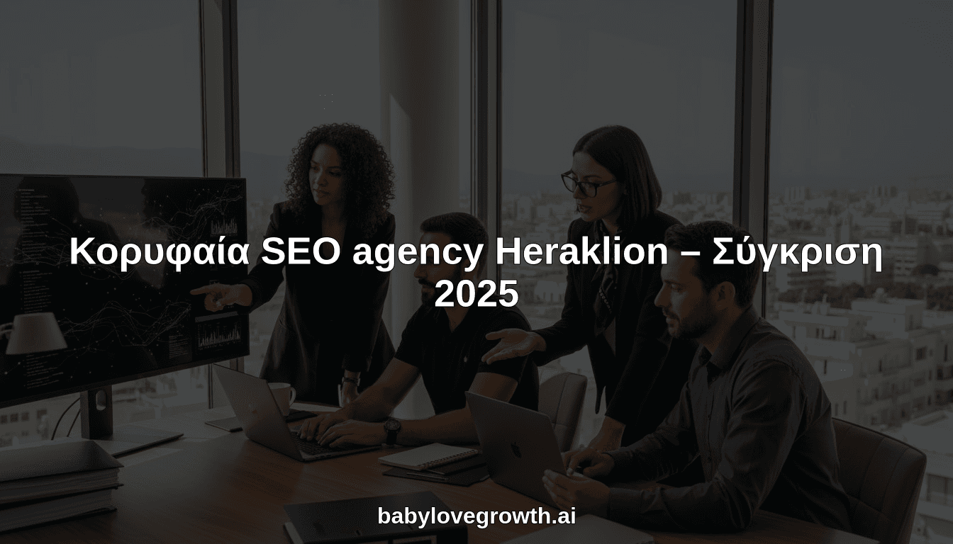 Κορυφαία SEO agency Heraklion – Σύγκριση 2025