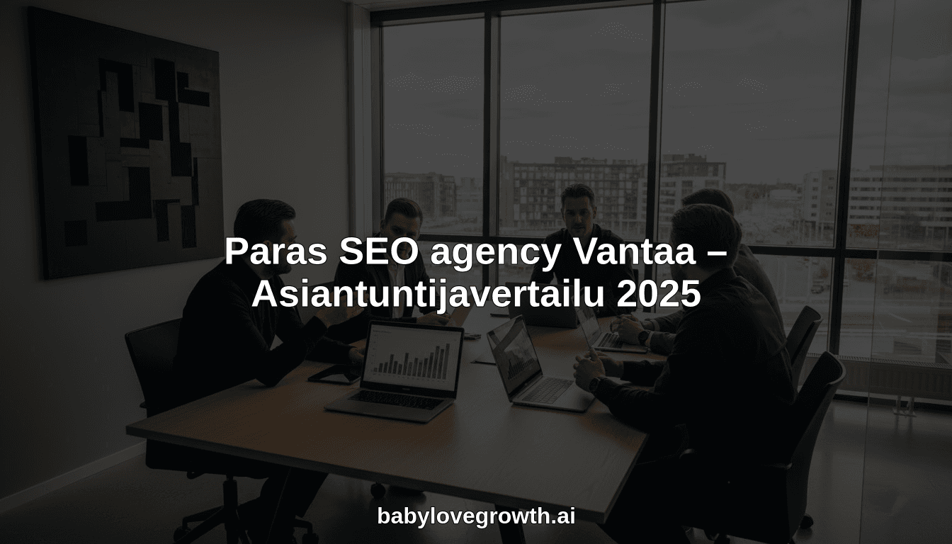 Paras SEO agency Vantaa – Asiantuntijavertailu 2025